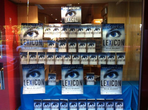Many copies of Lexicon at Pages and Pages Booksellers, 878 Military Rd, Mosman Junction NSW, Australia